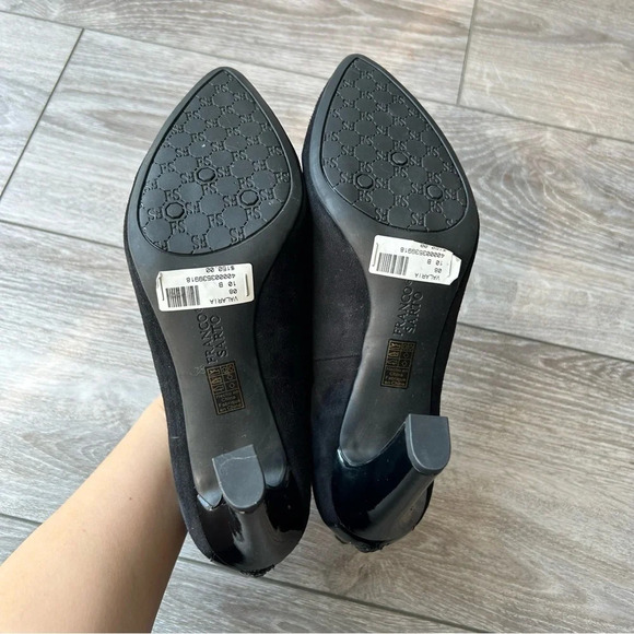 FRANCO SARTO  VELLA Black Leather Ankle Boots - Picture 9 of 15